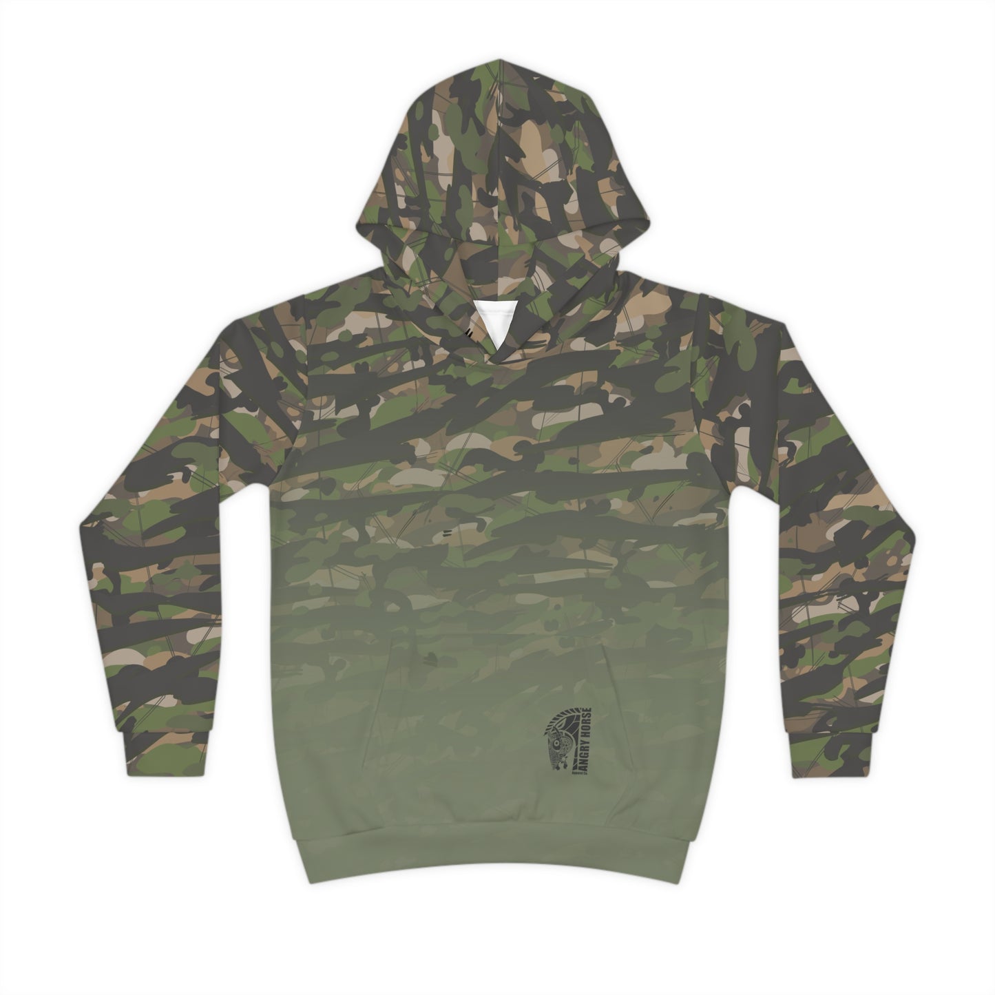 Angry Horse Woodland Tiger Children's Hoodie