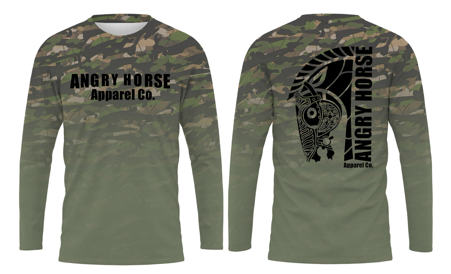 Woodland Tiger - Long Sleeve Performance Raglan