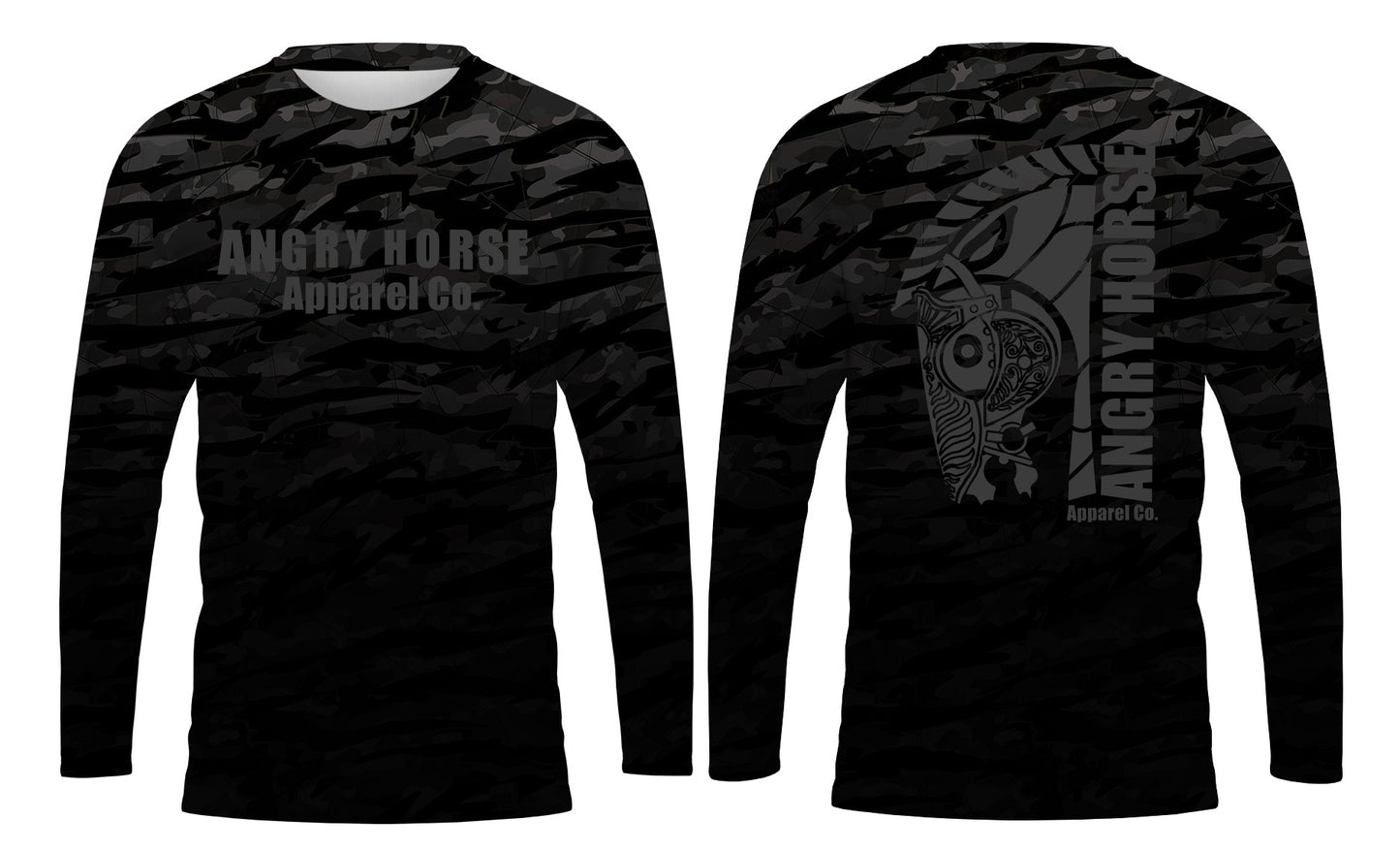 Dark Tiger Long Sleeve Performance Raglan