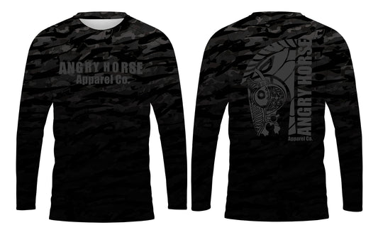 Dark Tiger Long Sleeve Performance Raglan