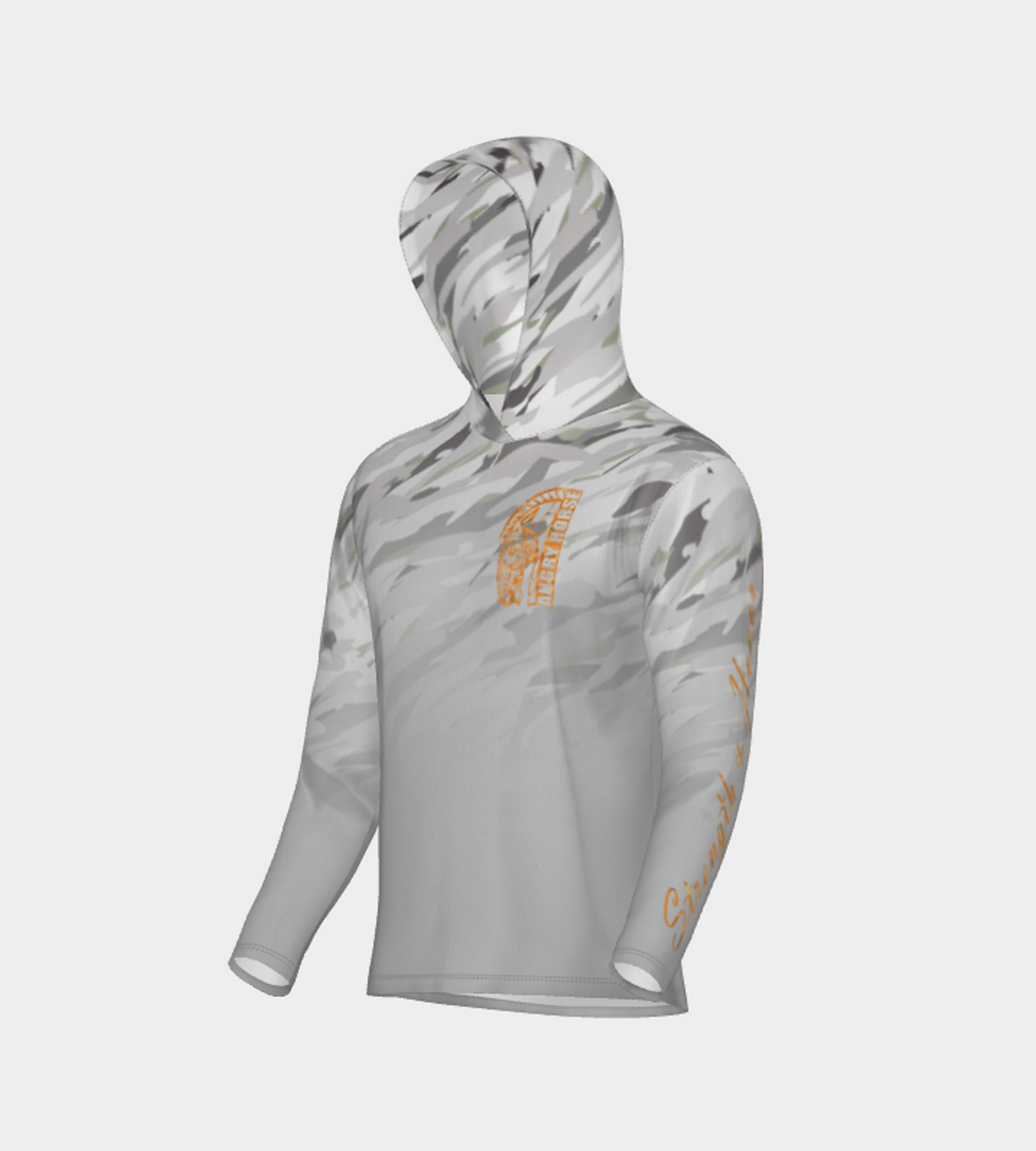 Storm Shadow Orange Performance Hoodie