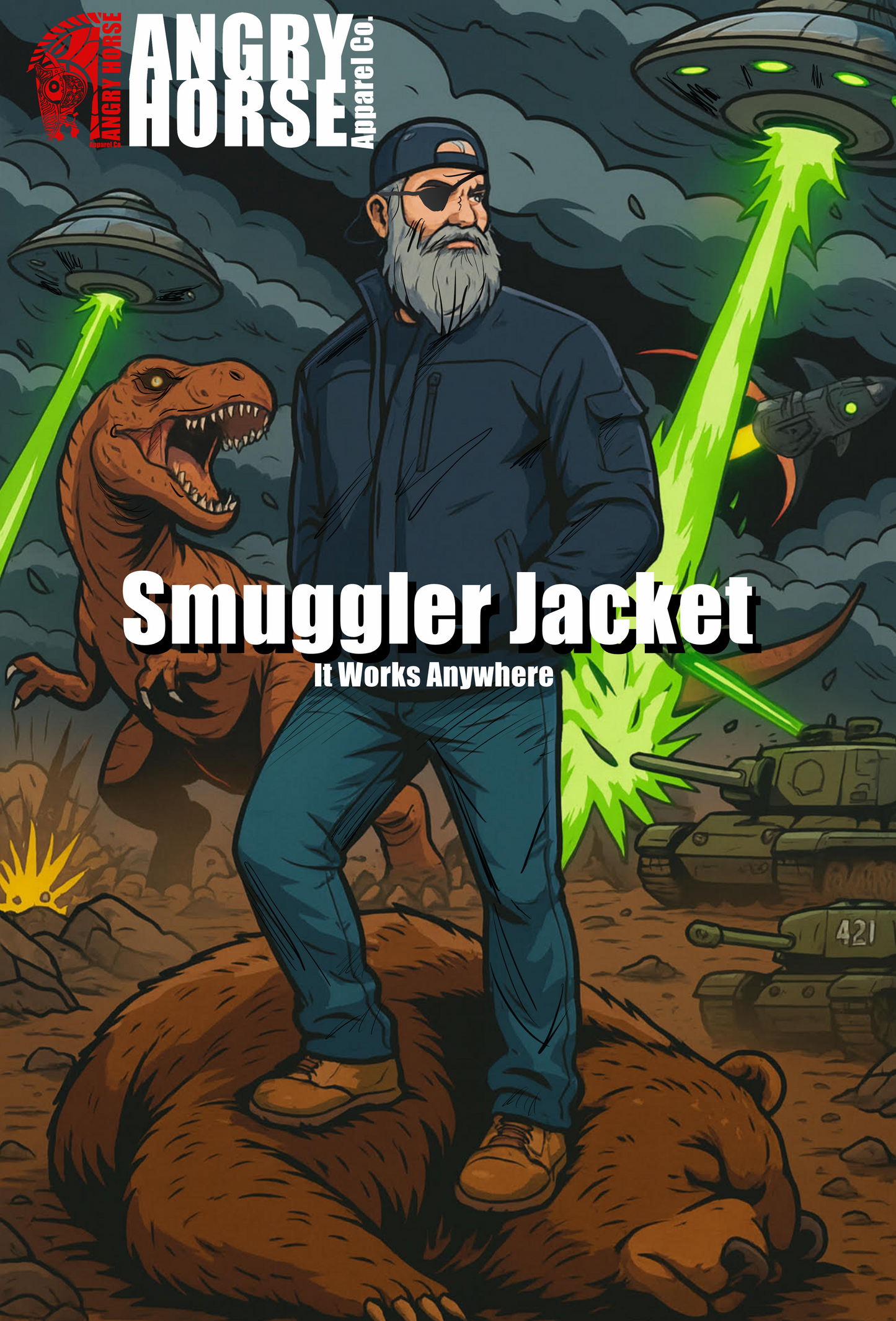30% OFF at Purchase-  Angry Horse Smuggler Jacket (Limited Run)